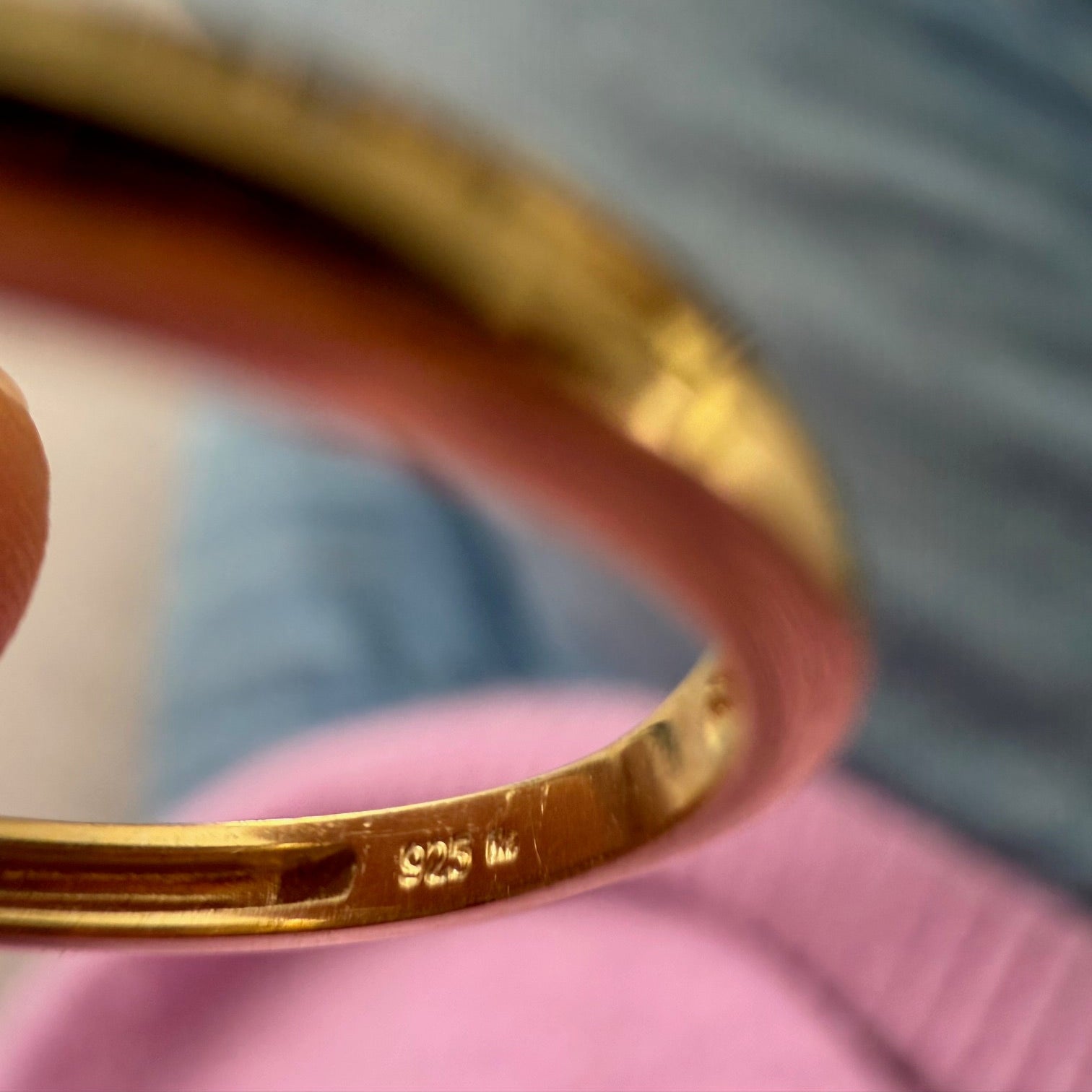 Louise Ring – Gold Vermeil Ring mit Zirkonia Steinchen