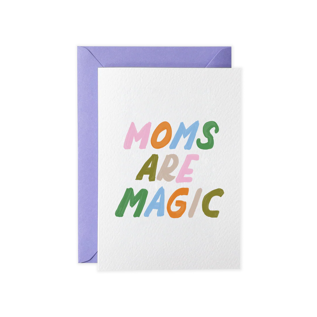 Moms are magic – Glückwunsch Karte mit Kuvert