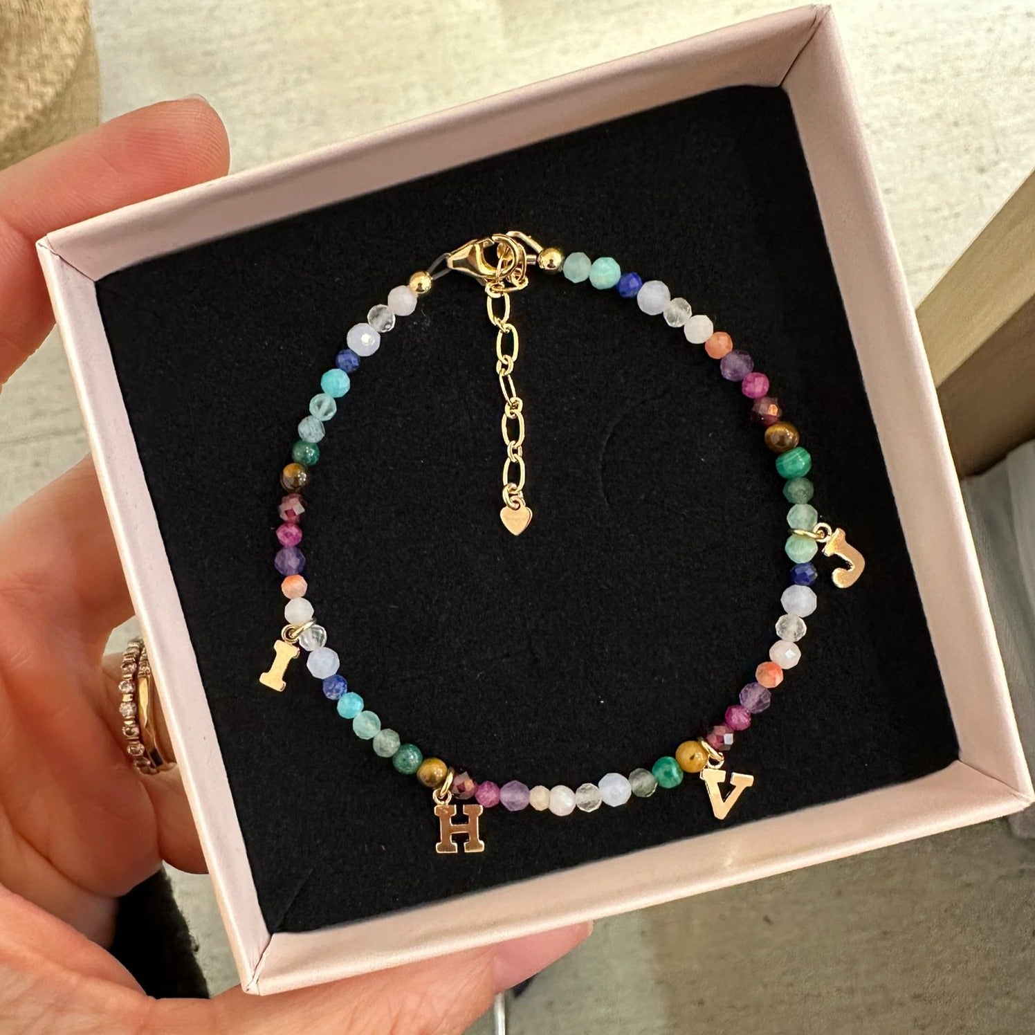 Rainbow – Edelstein-Armband
