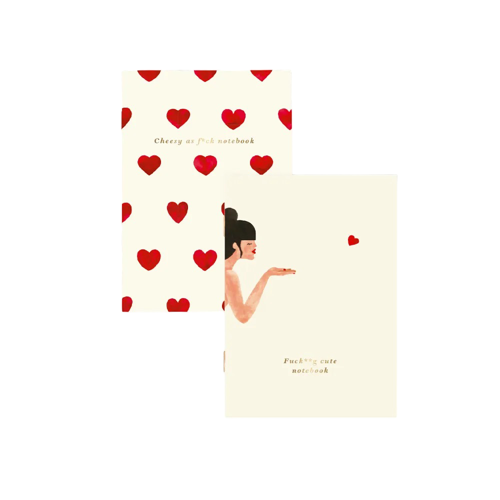 Bussi Bussi – Buntes Notizbuch (vorne)