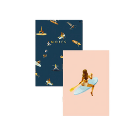 Beach Vibes – Buntes Notizbuch (hinten)