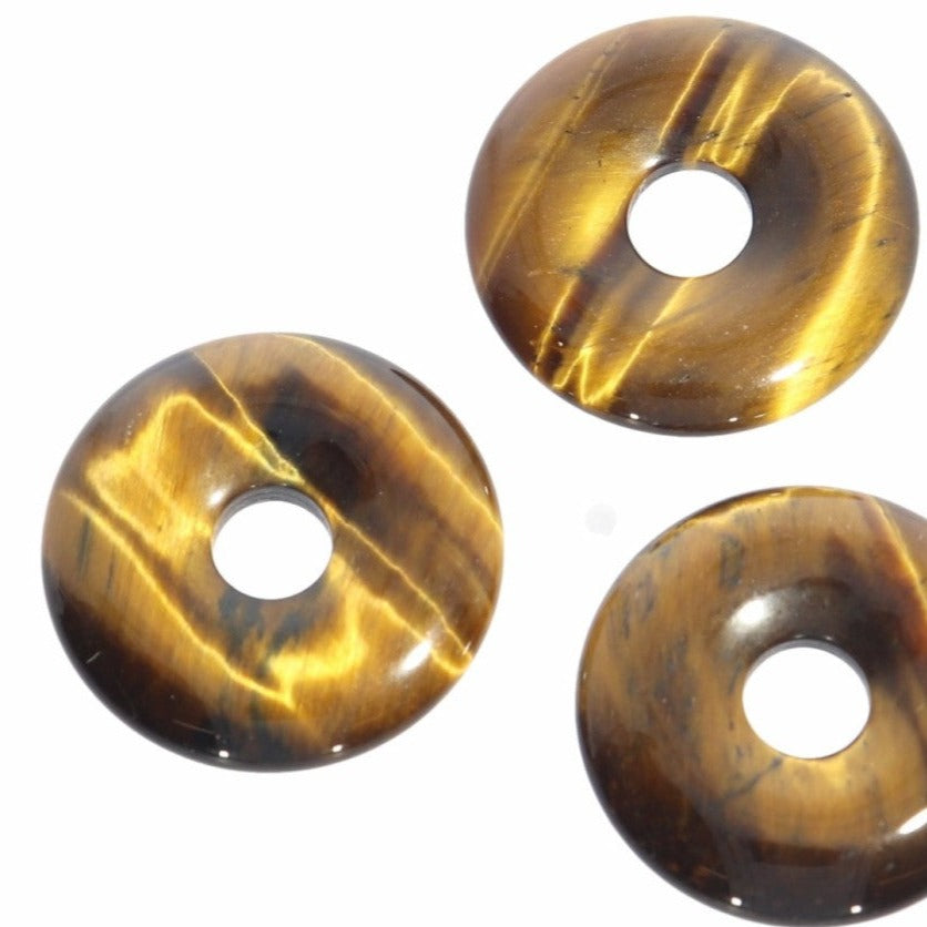 Aurea – Creolen mit Edelstein-Donuts