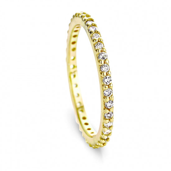 Memory - zarter Ring mit endlosen Zirkoniasteinen