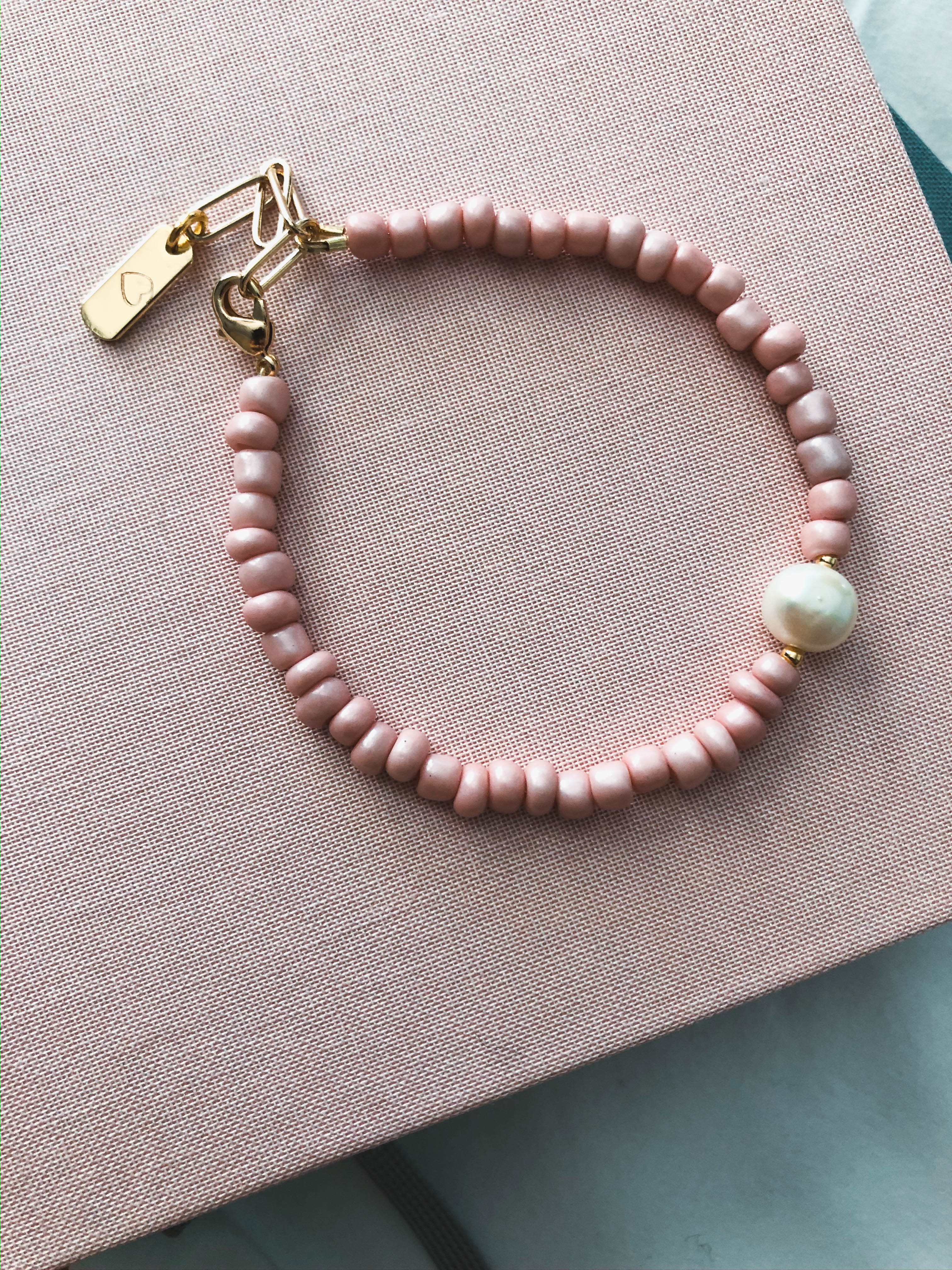 Rosa Family - Armband für Groß & Klein