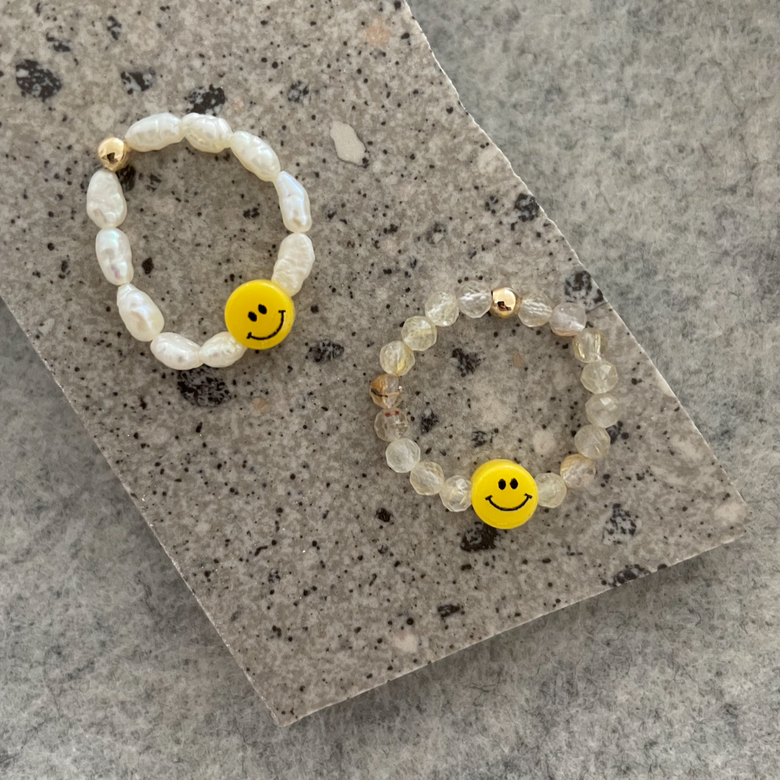 Polly – Smiley Ring in 2 Varianten