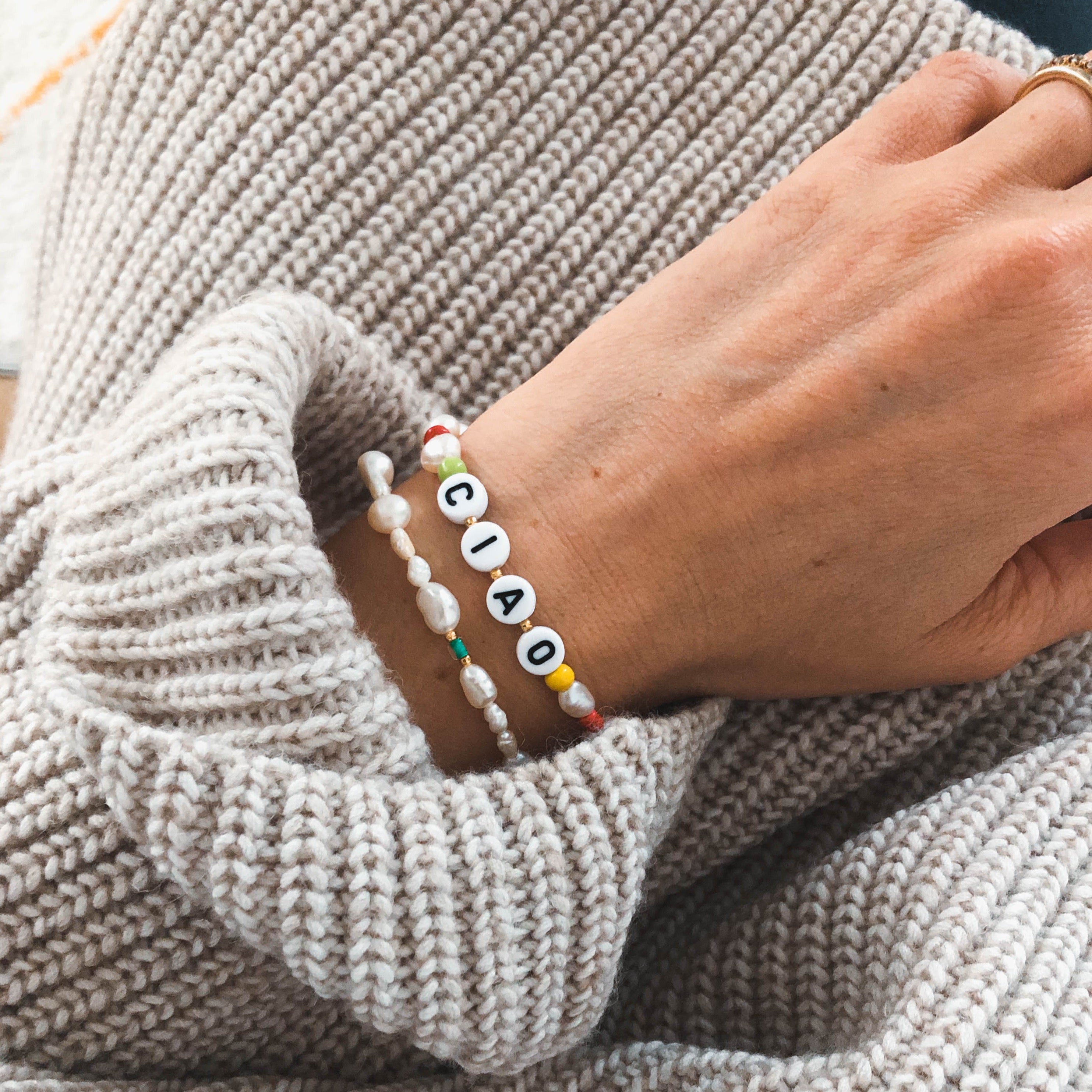 CIAO - Süßwasserperlen-Armband
