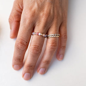 Pippa – Edelstein Ring aus 4 verschiedenen Heilsteinen