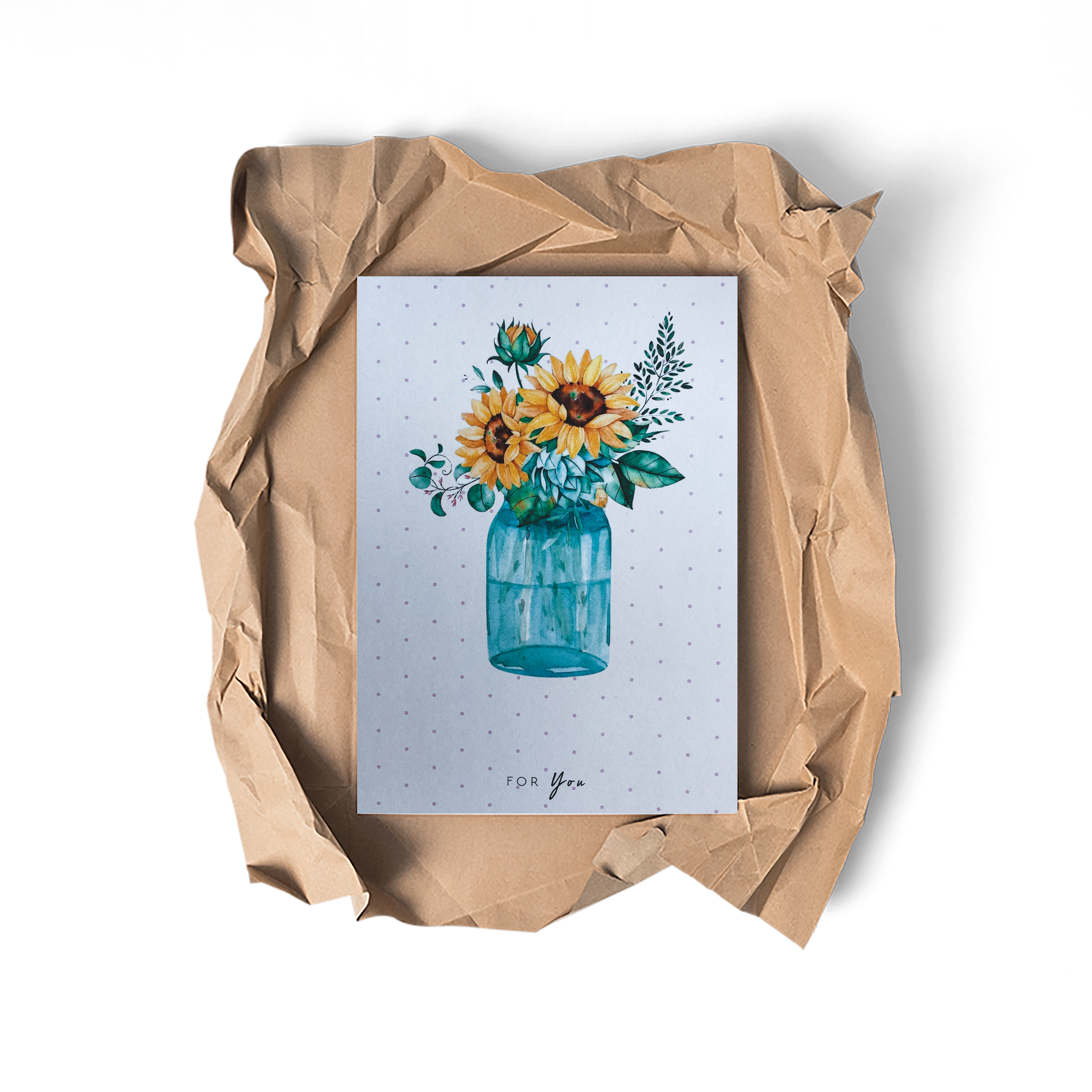 For you - Glückwunschkarte
