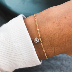 Flair - 18 k vergoldetes Armband mit Stern-Anhänger