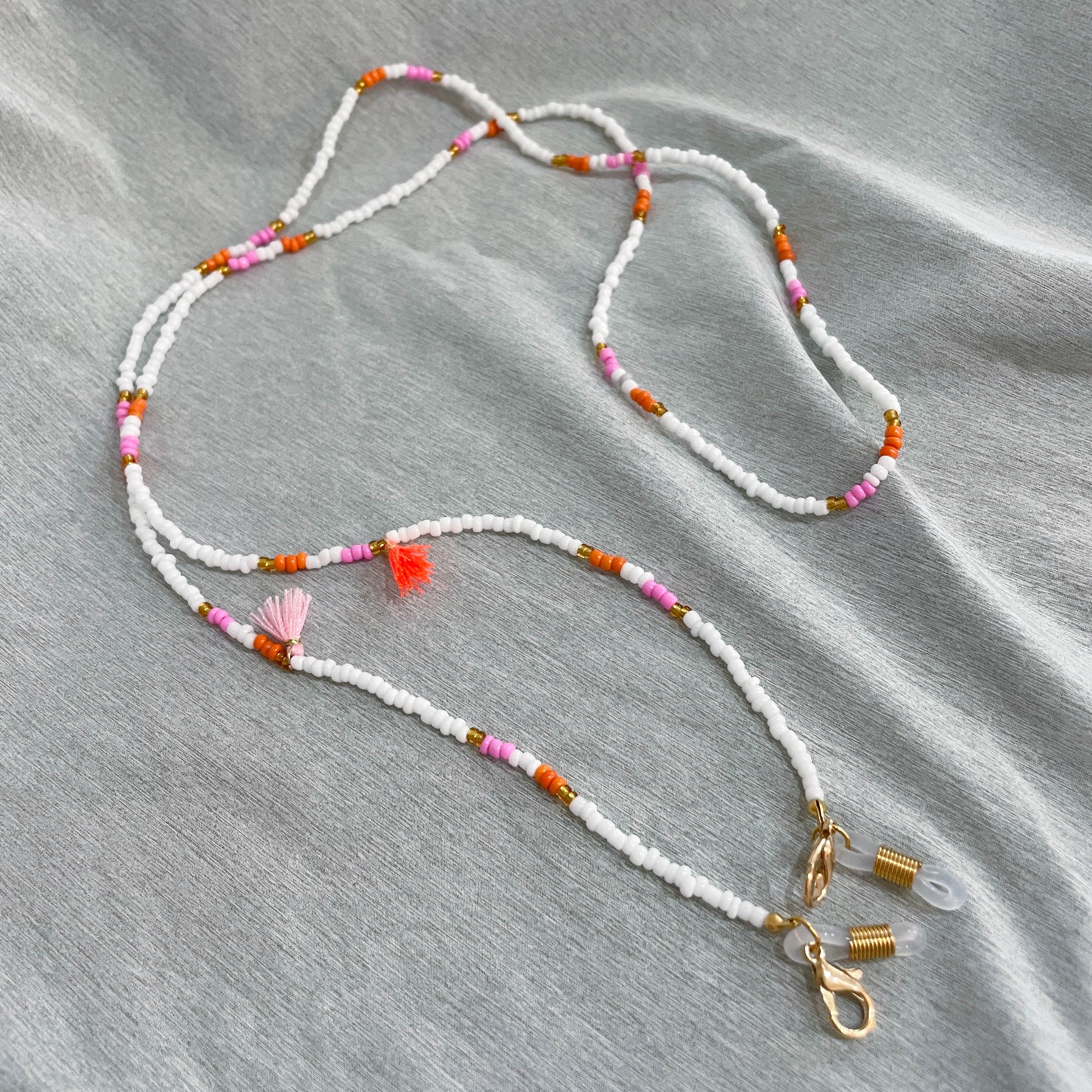 Bunte Masken-/Brillenkette