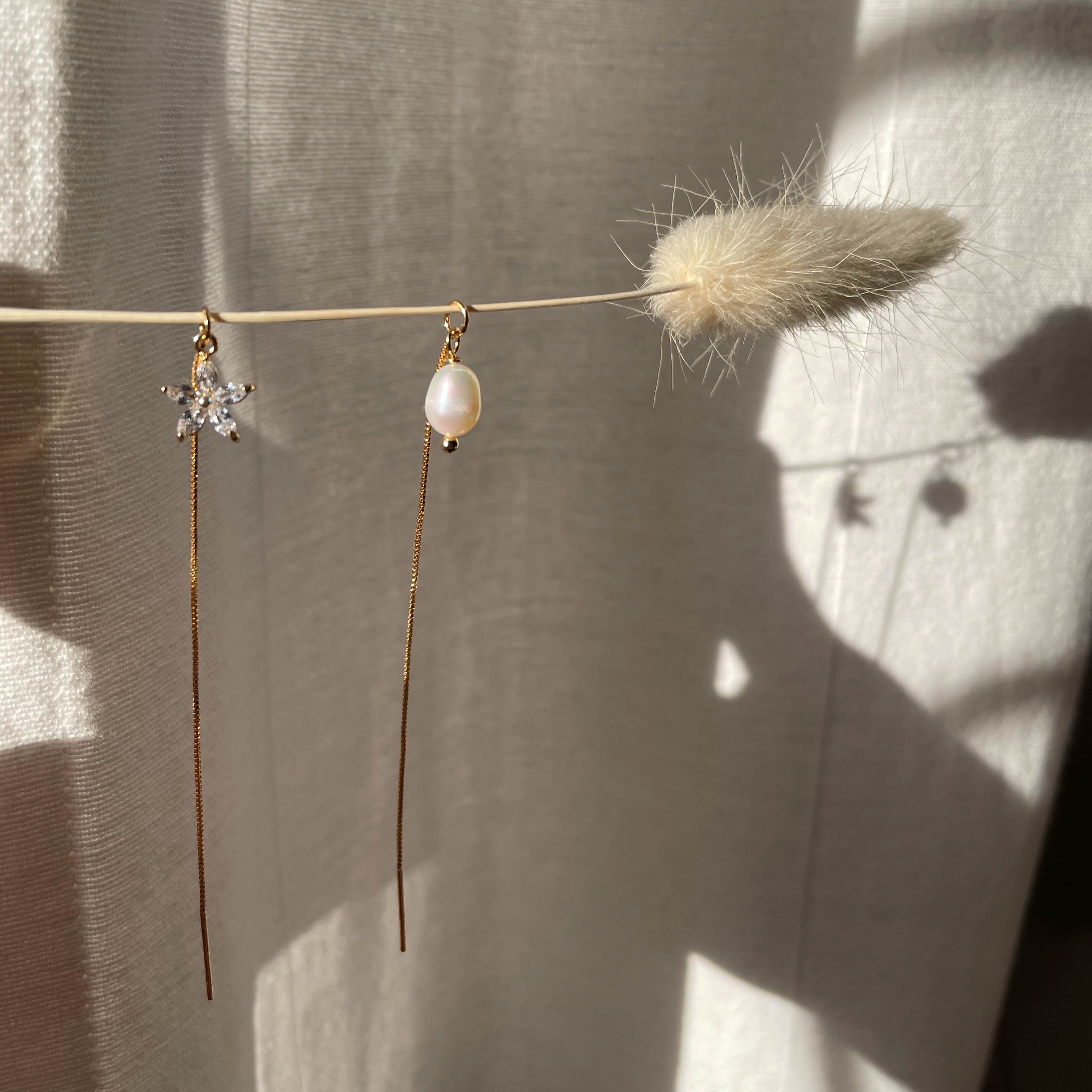 Dreamer - Durchzieh-Ohrringe 14 k Gold filled (oder 925 Sterling Silber)
