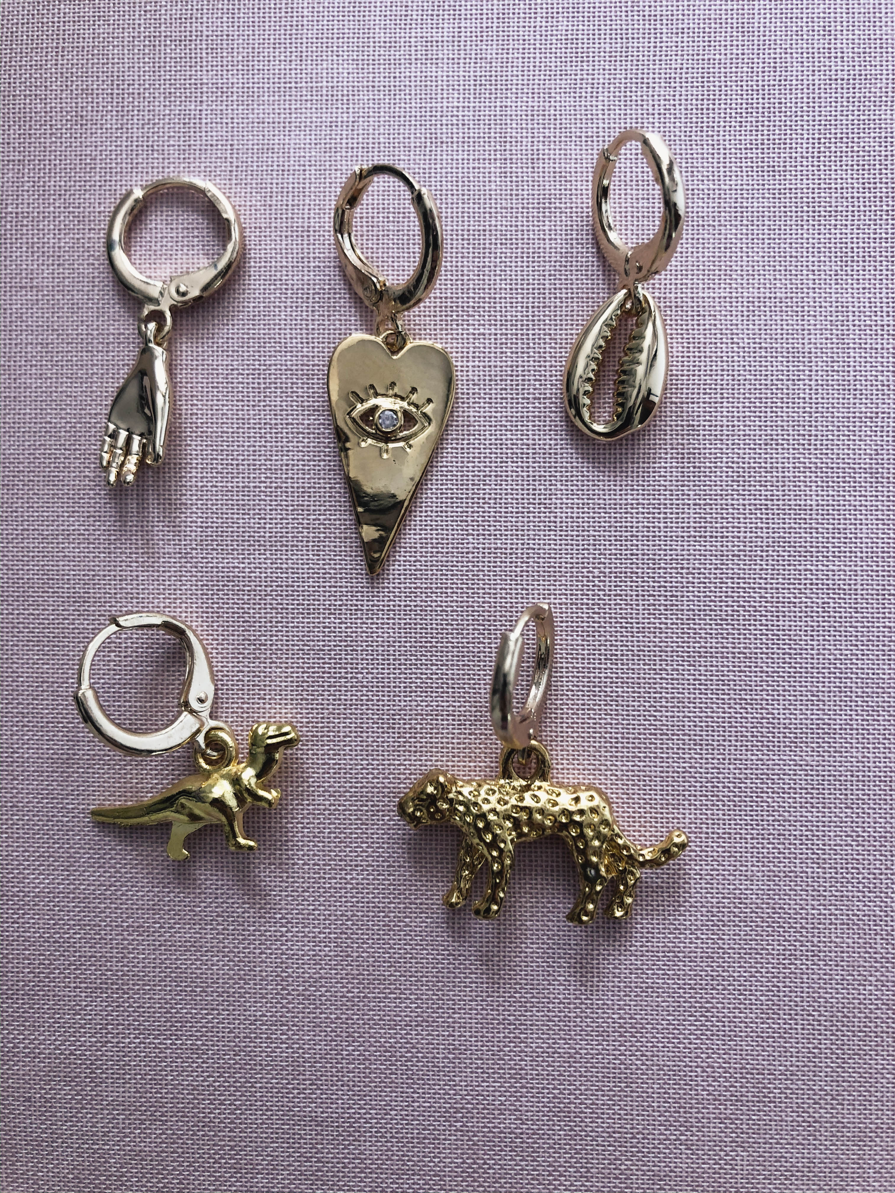 Trust & Trés Bien - 2x Mini-Hoop Ohrringe Mix&Match gold oder silber