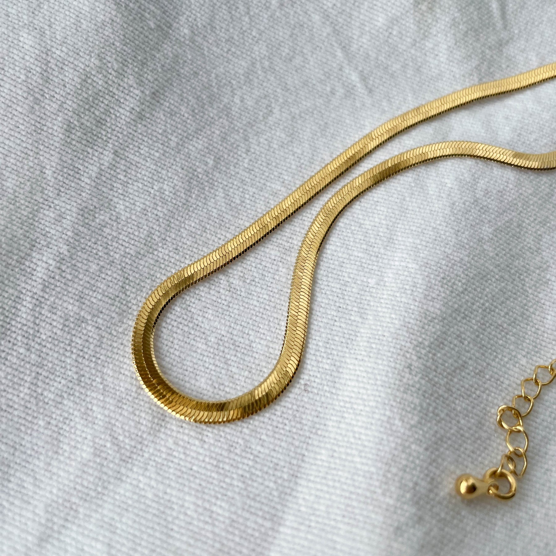 Giulia – Schlangenkette 18 k echt-vergoldet
