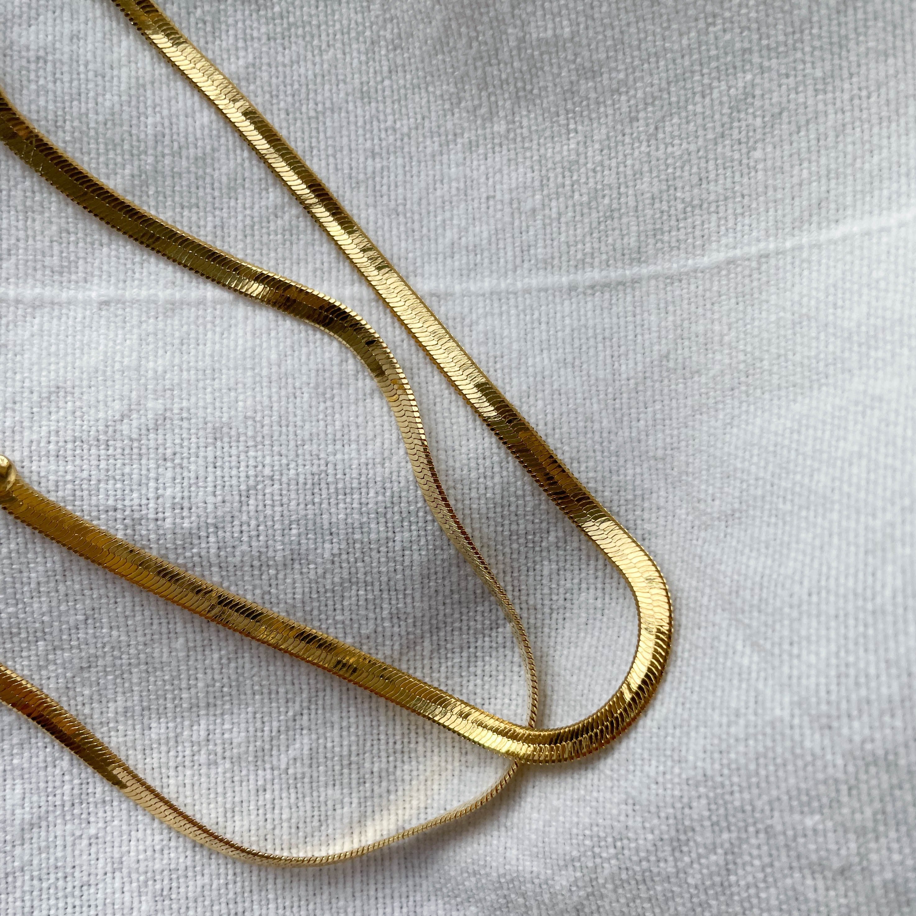 Giulia – Schlangenkette 18 k echt-vergoldet