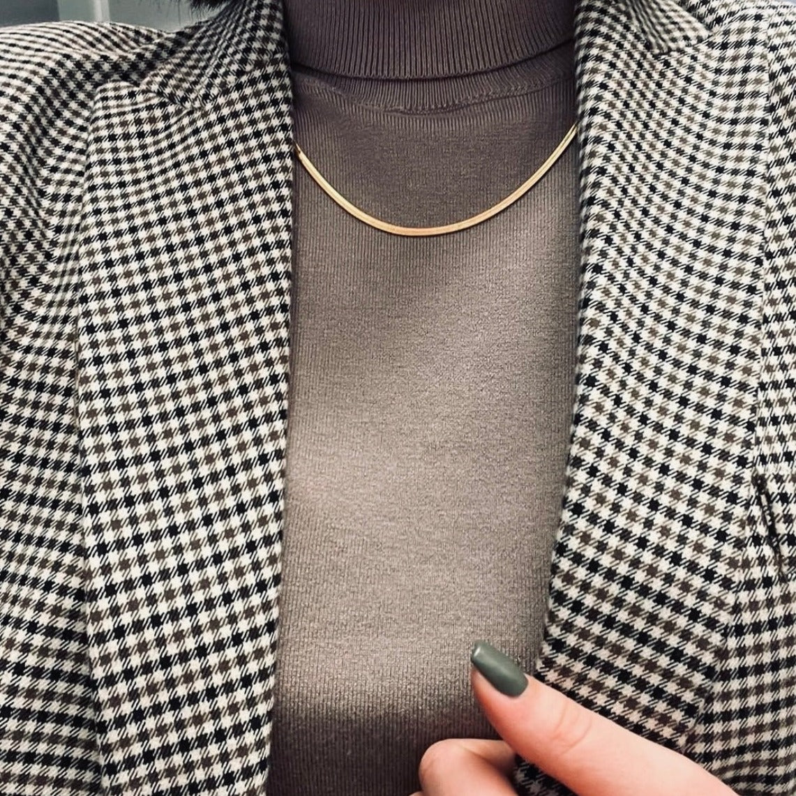 Giulia – Schlangenkette 18 k echt-vergoldet