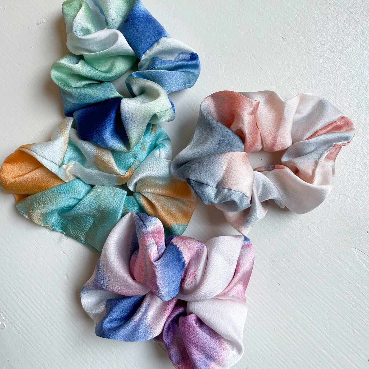 Dip Dye Scrunchies - Haarband (bunte Auswahl)