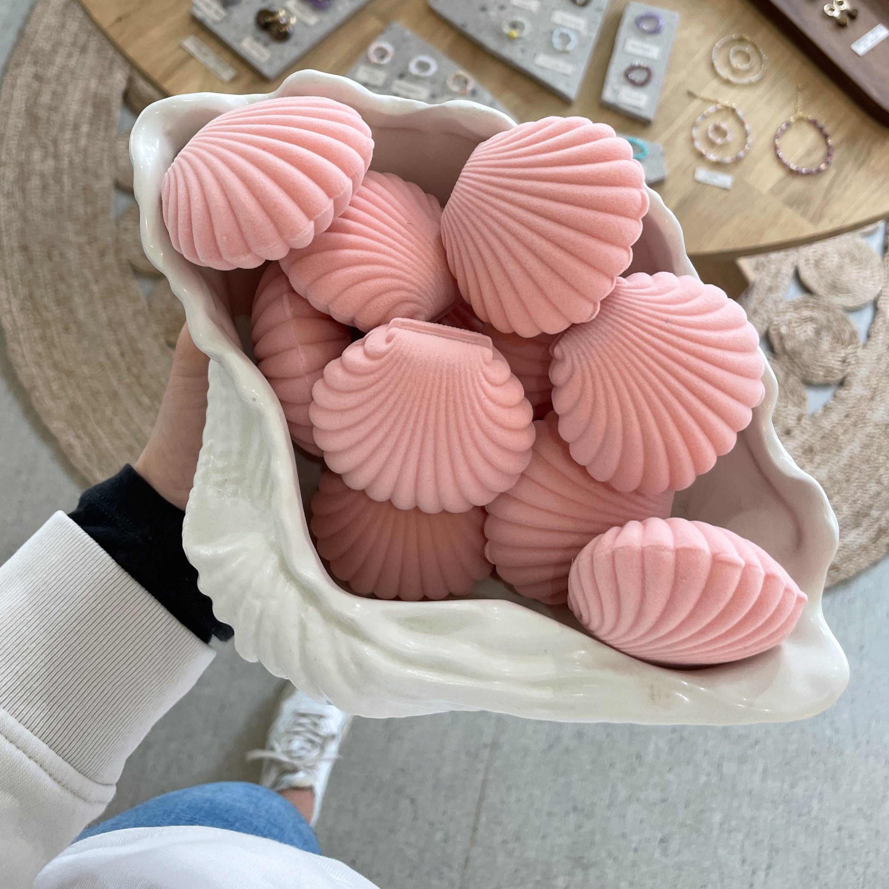 Shell - Schmuckschachtel in diversen Farben
