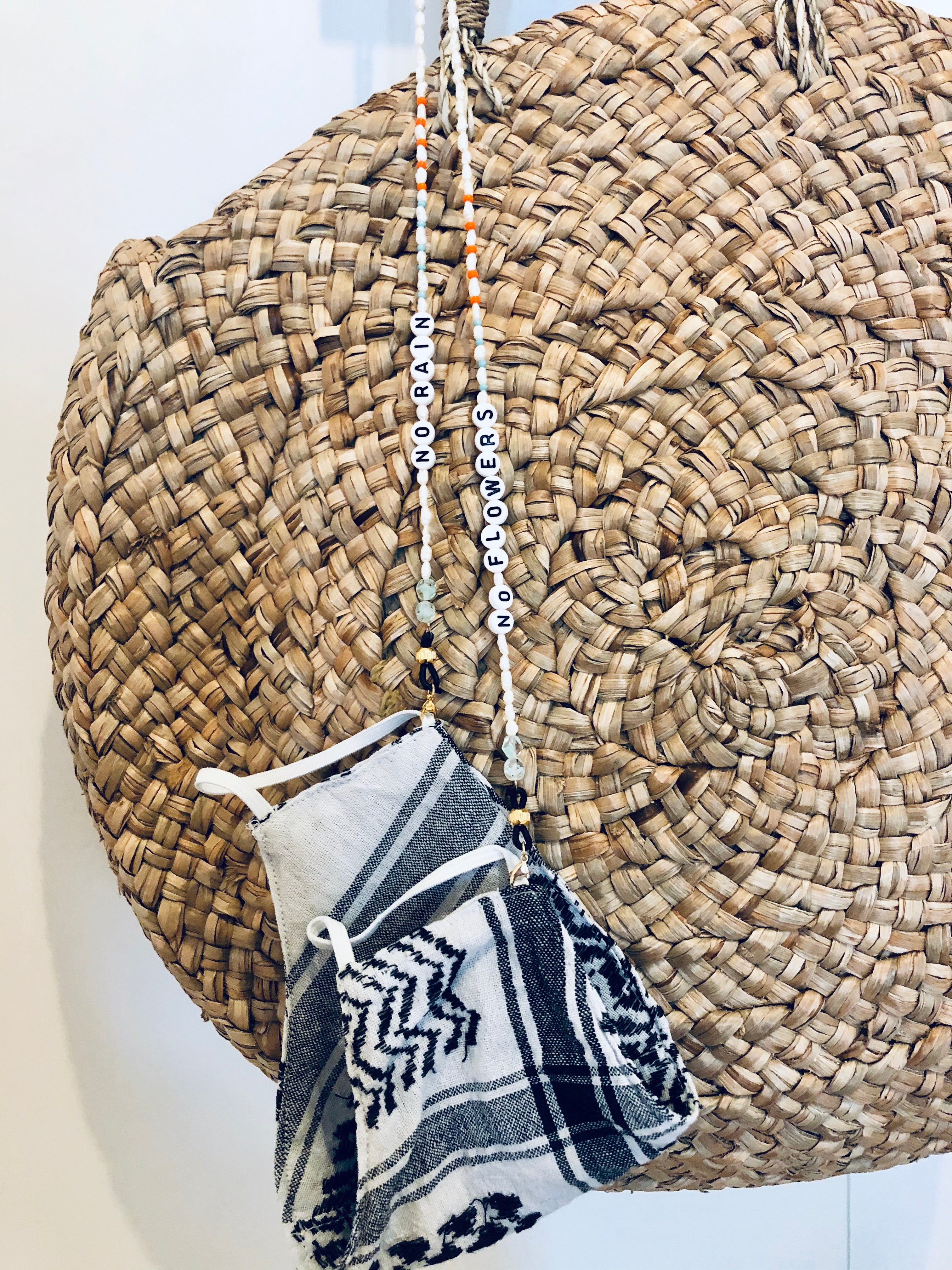 No rain no flowers - Masken-/Brillenkette