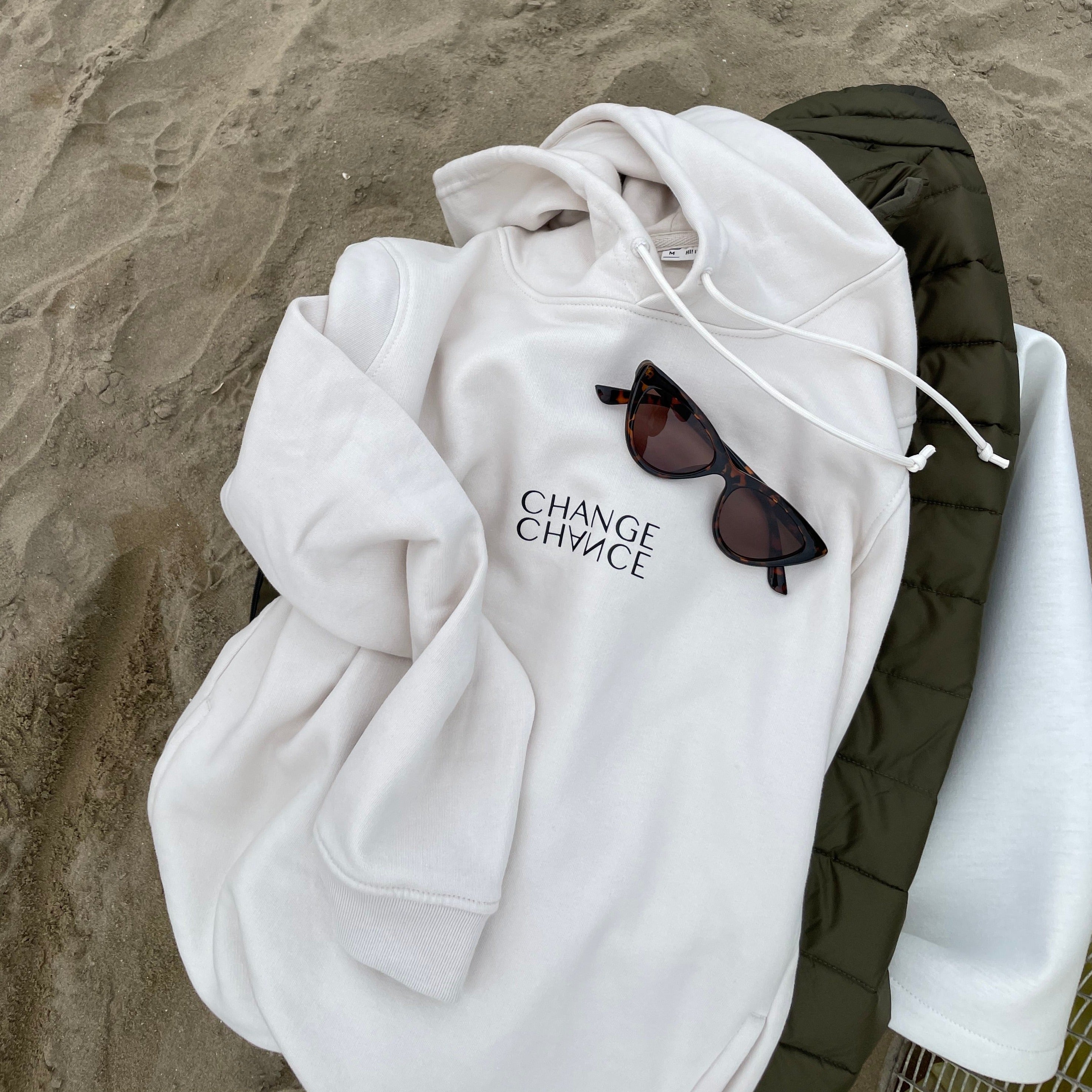 CHANGE CHANCE – Organic Cotton Hoodie 𓆉