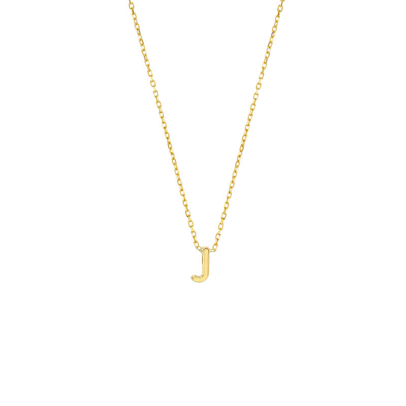 YOU – zarte Echtgold-Buchstaben-Halskette