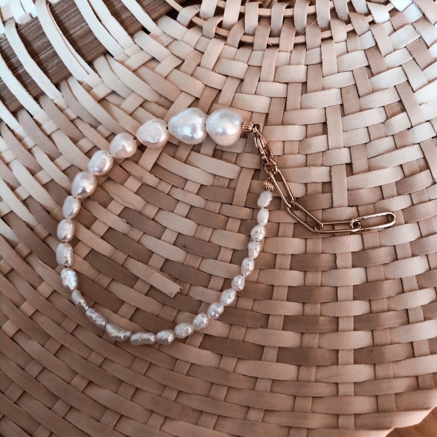 Frieda - Reines Süßwasserperlen-Armband