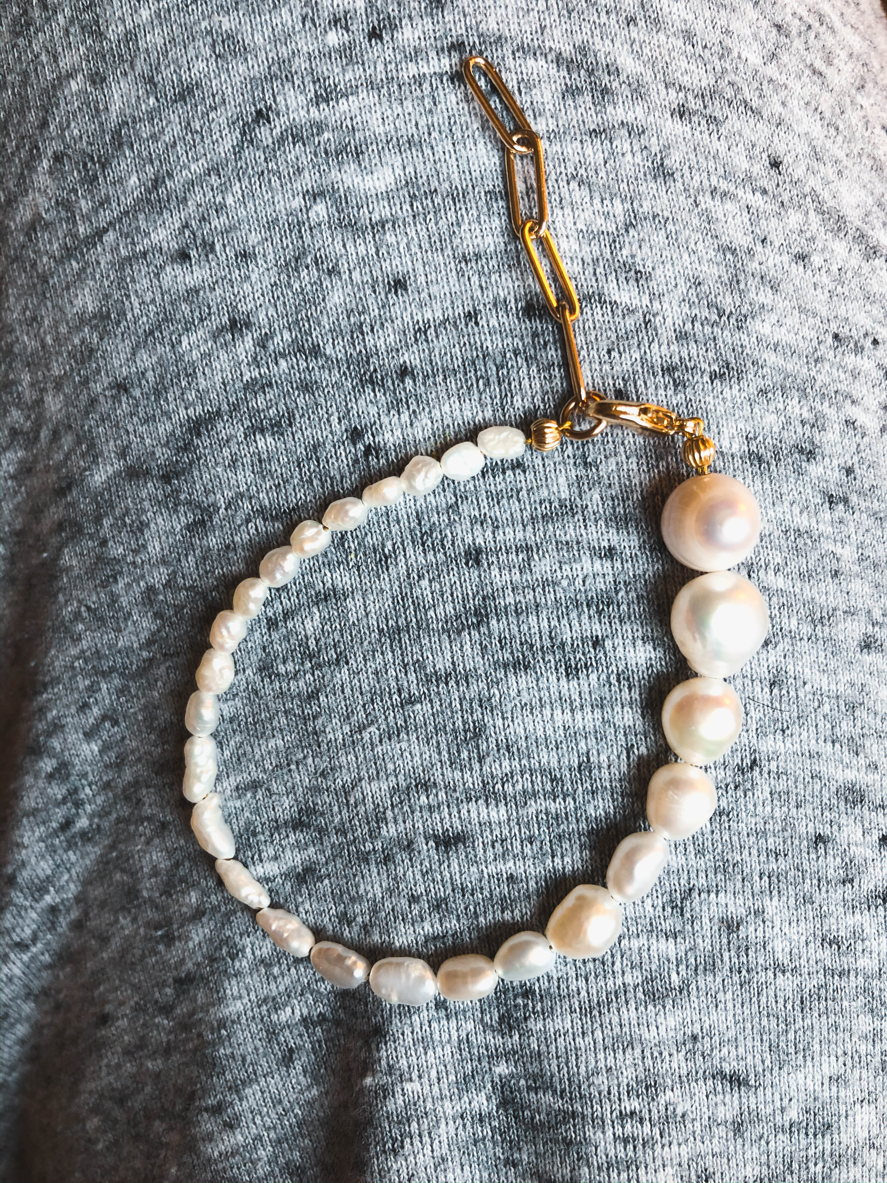 Frieda - Reines Süßwasserperlen-Armband