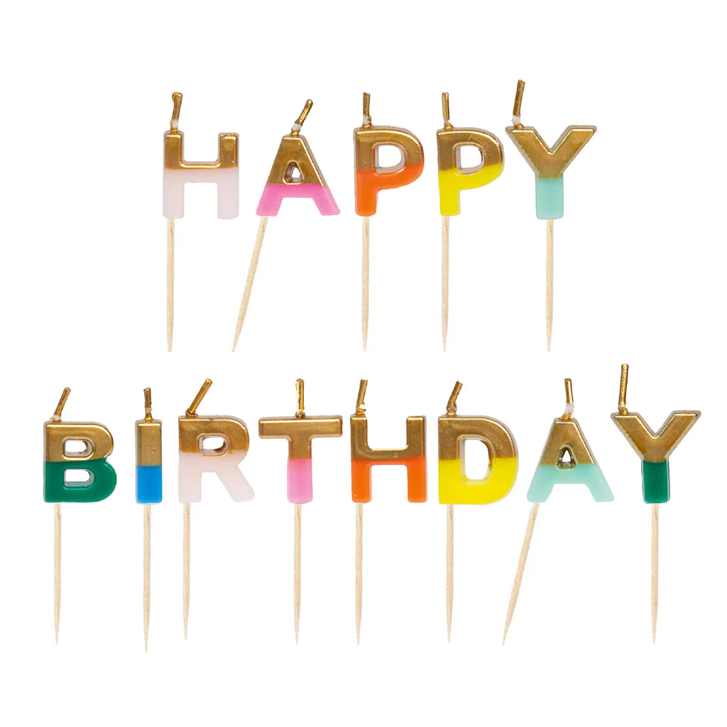 Geburtstagskerzen Happy Birthday