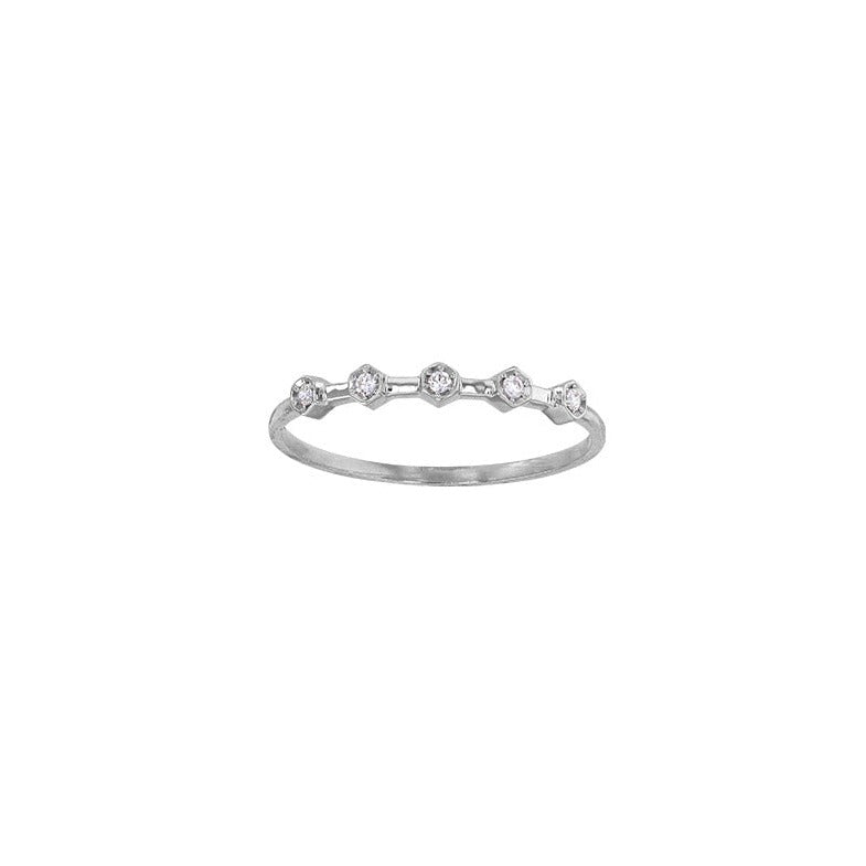 The Crown Diamant Ring – 750er Weißgold