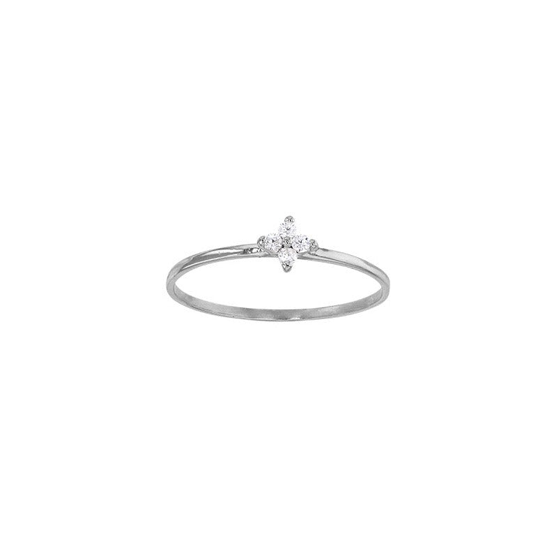 Fleur Diamant Ring - 750er Weißgold