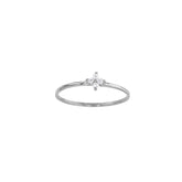 Flower Diamant Ring - 750er Weißgold